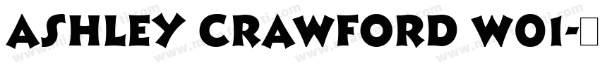 Ashley Crawford W01字体转换